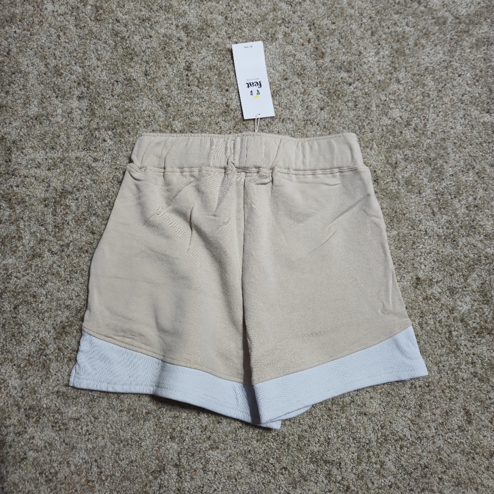 Feat Helen Owen TreeCell Plush Half Zip Jacket and Shorts Set NWT - Picture 5 of 5